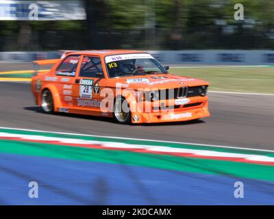 Meyer Michael-GER-BMW 323i E21 Gr. 2 während des DTM Classic DRM Cup 2022-Qualifying Race 2 in Imola (Bo), Italien, am 19. Juni 2021. (Foto von Loris Roselli/NurPhoto) Stockfoto