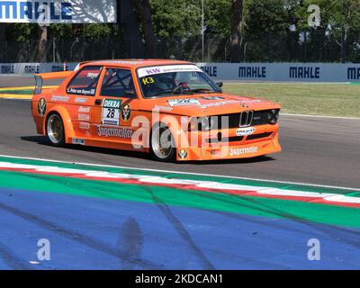 Meyer Michael-GER-BMW 323i E21 Gr. 2 während des DTM Classic DRM Cup 2022-Qualifying Race 2 in Imola (Bo), Italien, am 19. Juni 2021. (Foto von Loris Roselli/NurPhoto) Stockfoto