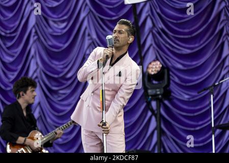 Danny Vera spielt live beim Pinkpop Festival 2022 am 17. Juni 2022 in MegaLand Landgraaf, Niederlande. (Foto von Roberto Finizio/NurPhoto) Stockfoto