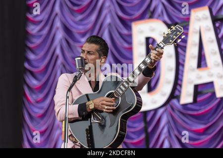 Danny Vera spielt live beim Pinkpop Festival 2022 am 17. Juni 2022 in MegaLand Landgraaf, Niederlande. (Foto von Roberto Finizio/NurPhoto) Stockfoto