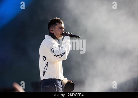 Twenty One Pilots treten am 17. Juni 2022 beim Pinkpop Festival 2022 in MegaLand Landgraaf, Niederlande, live auf. (Foto von Roberto Finizio/NurPhoto) Stockfoto