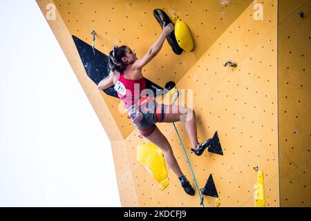 Sofia Bellesini beim Finale der Frauen von Coppa Italia 2. am Bundeszentrum von Fasi am 19. Juni 2022 in Arco di Trento, Italien (Foto: Massimo Bertolini/NurPhoto) Stockfoto