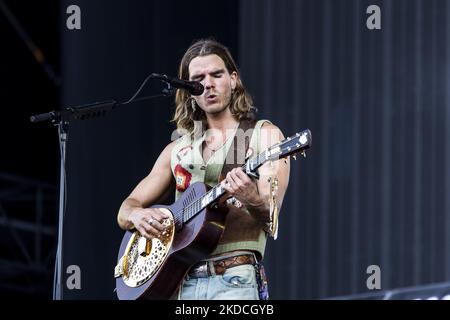 Kaleo spielen live beim Pinkpop Festival 2022 am 18. Juni 2022 in MegaLand Landgraaf, Niederlande. (Foto von Roberto Finizio/NurPhoto) Stockfoto