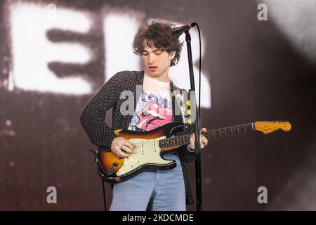 LANDGRAAF, NIEDERLANDE - 19. JUNI: Inhaler treten am 19. Juni 2022 im niederländischen MegaLand Landgraaf beim Pinkpop Festival 2022 live auf. (Foto von Roberto Finizio/NurPhoto) Stockfoto