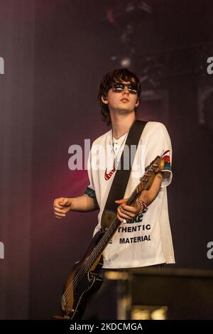 LANDGRAAF, NIEDERLANDE - 19. JUNI: Inhaler treten am 19. Juni 2022 im niederländischen MegaLand Landgraaf beim Pinkpop Festival 2022 live auf. (Foto von Roberto Finizio/NurPhoto) Stockfoto