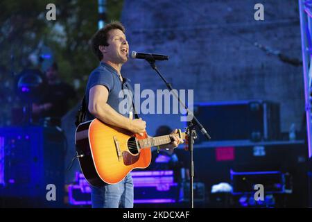 James Blunt Live Konzert im Anfiteatro del Vittoriale in Gardone Riviera Brescia Italien Juni 27 2022 (Foto: Andrea Ripamonti/NurPhoto) Stockfoto