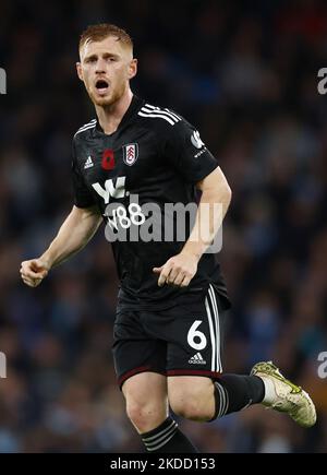 Manchester, England, 5.. November 2022. Harrison Reed von Fulham während des Spiels der Premier League im Etihad Stadium, Manchester. Bildnachweis sollte lauten: Darren Staples / Sportimage Stockfoto