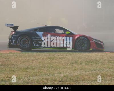 Gustav Birch (DNK)-Jens Møller (DNK)-Honda NSX GT3-GMB Motorsport-(GT3) während des Michelin Le Mans Cup 2022, am 2. Juli 2022 in Monza (MB), Italien (Foto: Loris Roselli/NurPhoto) Stockfoto