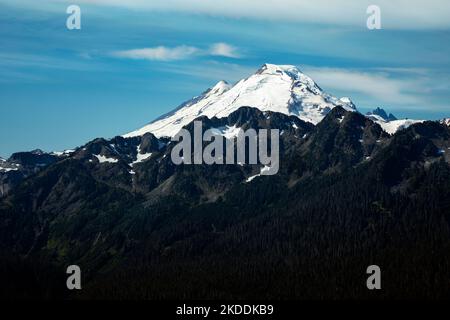 WA22720-00...WASHINGTON - Mount Baker von der Stelle des Goat Mountain Lookout in der Mount Baker Wilderness Area, Mount Baker-Snoqualmie NF. Stockfoto