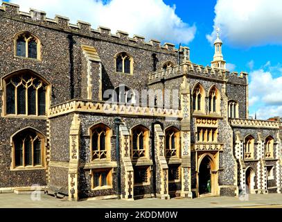 Norwich, die Guildhall, mittelalterliches Gebäude, Architektur, Norfolk, England, Großbritannien Stockfoto