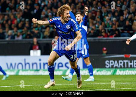 Bremen, Deutschland. 05. Nov, 2022. firo : 05.11.2022, Fußball, Fußball, 1. Liga, 1. Bundesliga, Saison 2022/2023, SV Werder Bremen - FC Schalke 04 - Credit: dpa/Alamy Live News Stockfoto