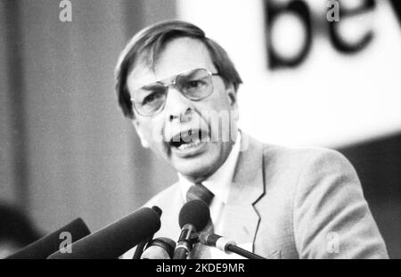 SPD-Parteitag April 1982, Deutschland Stockfoto