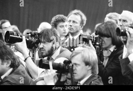 SPD-Parteitag April 1982, Deutschland Stockfoto