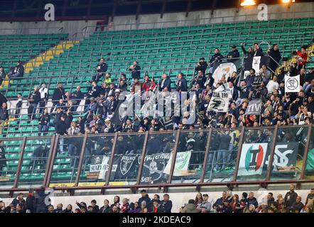 Mailand November 5 Stadio G Meazza Campionato Serie A Tim 2022/23 AC Mailand -SC Spezia Nella foto : spezia Supporters in Milan Stockfoto