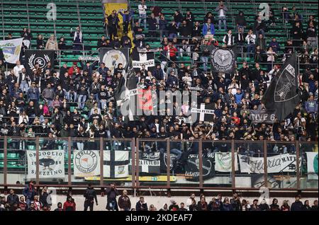 Mailand November 5 Stadio G Meazza Campionato Serie A Tim 2022/23 AC Mailand -SC Spezia Nella foto : spezia Supporters in Milan Stockfoto