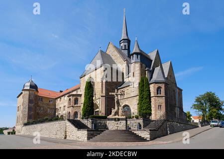 Kloster St. Jakob von Sarug, ehemaliges Dominikanerkloster, syrisch-orthodoxe Kirche, Warburg, Nordrhein-Westfalen, Deutschland Stockfoto