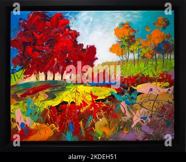 Kunstsammlung des Kunstmuseums in Sintra Portugal Stockfoto