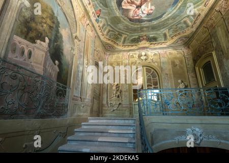 park und Schloss Altdöbern, Brandenburg, Deutschland Stockfoto