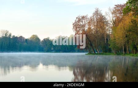 park und Schloss Altdöbern, Brandenburg, Deutschland Stockfoto