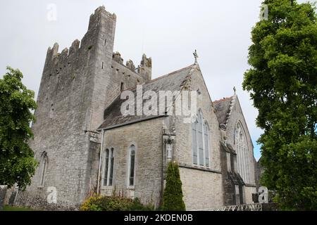 Holy Trinity Abbey Church in Adare, County Limerick, Irland Stockfoto