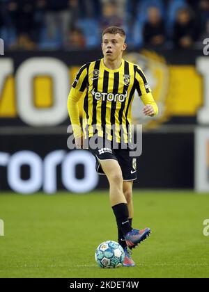 ARNHEM - Enzo Cornelisse von Vitesse während des niederländischen Eredivisie-Spiels zwischen Vitesse und Sparta Rotterdam beim Gelredome am 5. November 2022 in Arnhem, Niederlande. ANP BART STOUTJEDIJK Stockfoto