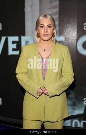 Emily De Margheriti nimmt an der Premiere von „Sissy“ beim Arrow FrightFest Teil, das am Cineworld Leicester Square in London stattfindet. Stockfoto