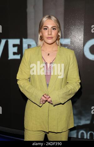 Emily De Margheriti nimmt an der Premiere von „Sissy“ beim Arrow FrightFest Teil, das am Cineworld Leicester Square in London stattfindet. Stockfoto