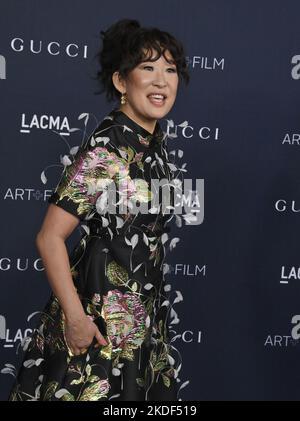 Los Angeles, Usa. 05.. November 2022. Sandra Oh nimmt am Samstag, den 5. November 2022, an der LACMA Art Film Gala im Los Angeles County Museum of Art in Los Angeles Teil. Foto von Jim Ruymen/UPI Credit: UPI/Alamy Live News Stockfoto