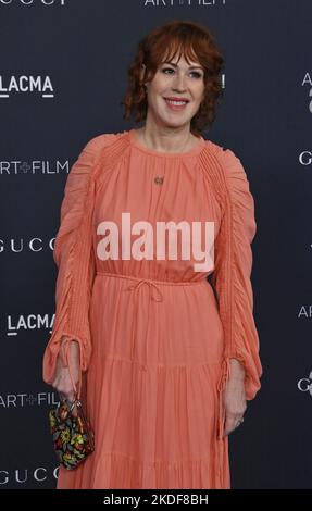 Los Angeles, Usa. 05.. November 2022. Molly Ringwald nimmt am Samstag, den 5. November 2022, an der LACMA Art Film Gala im Los Angeles County Museum of Art in Los Angeles Teil. Foto von Jim Ruymen/UPI Credit: UPI/Alamy Live News Stockfoto