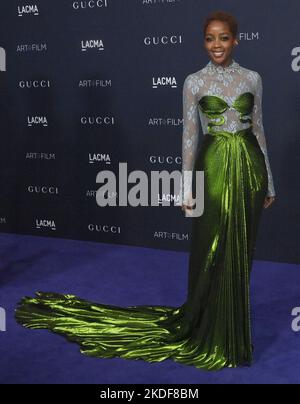 Los Angeles, Usa. 05.. November 2022. Thuso Mbedu nimmt am Samstag, den 5. November 2022, an der LACMA Art Film Gala im Los Angeles County Museum of Art in Los Angeles Teil. Foto von Jim Ruymen/UPI Credit: UPI/Alamy Live News Stockfoto