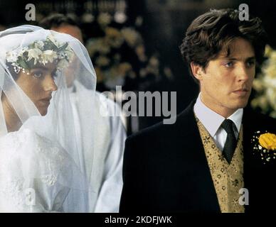 Vier Hochzeiten und ein Begräbnis Hugh Grant Stockfoto