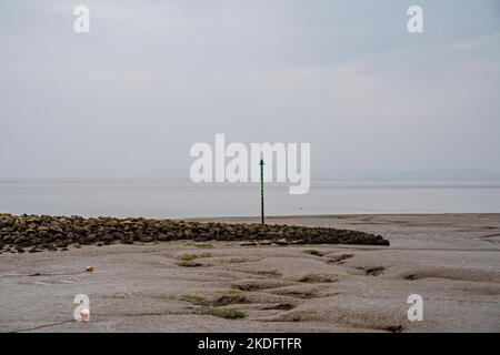 Blick über die Morecambe Bay bei Ebbe Stockfoto