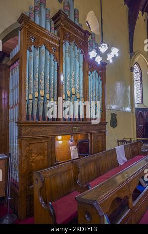 10 27 2009 Innere der St. George Kirche, Wellington Coonoor, Ooty Udagamandalam, Tamil Nadu, Indien Stockfoto