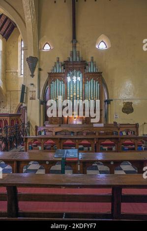 10 27 2009 Innere der St. George Kirche, Wellington Coonoor, Ooty Udagamandalam, Tamil Nadu, Indien Stockfoto