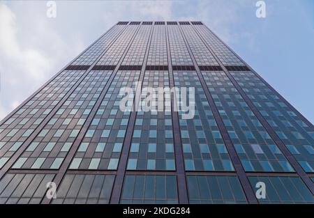 Der Erieview Tower wird als Cleveland W Hotel, W Apartments und Geschäftsbüros umentwickelt. Stockfoto