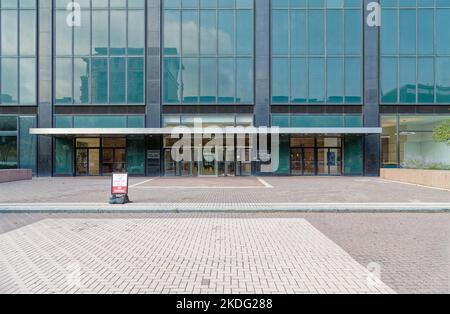 Der Erieview Tower wird als Cleveland W Hotel, W Apartments und Geschäftsbüros umentwickelt. Stockfoto