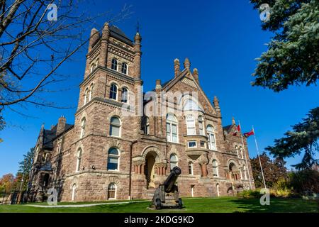 Court House, National Historic Site - gelegen in Woodstock, Ontario, Kanada - erbaut im Jahr 1892 Stockfoto