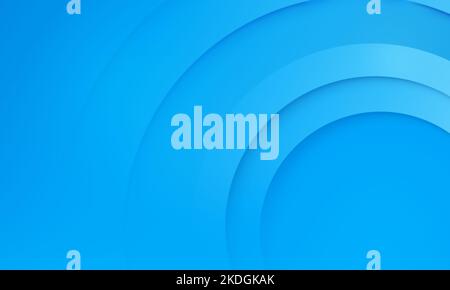 Abstrakter Hintergrund aus hellblauen Kreisen. Abstraktes, hochauflösendes Vollformat-Hintergrundmuster im kreisförmigen Design mit Kopierbereich. Stockfoto