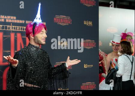 Köln, Deutschland. 06.. November 2022. Influencer Houseofdylan kommt zur deutschen Premiere des Musicals 'Moulin Rouge!' Quelle: Henning Kaiser/dpa/Alamy Live News Stockfoto