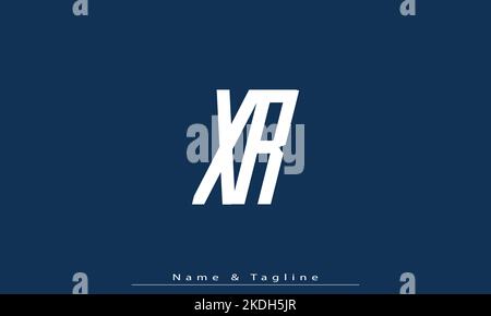 Alphabet Buchstaben Initialen Monogramm Logo XR , RX Stock Vektor