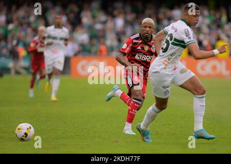 Curitiba, Brasilien. 06.. November 2022. Marinho während Coritiba und Flamengo. Spiel gültig für die 36. Runde der Brasilianischen Meisterschaft 2022. Major Antônio Couto Pereira Stadion in Curitiba, Pr. Kredit: Reinaldo Reginato/FotoArena/Alamy Live Nachrichten Stockfoto