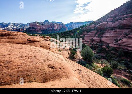 Bunte Berge von Sedona Arizona Stockfoto