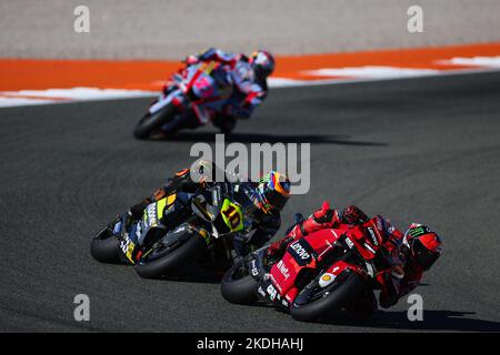 VALENCIA, Spanien. , . #63 Francesco ' Pecco' BAGNAIA, Quelle: SPP Sport Pressefoto. /Alamy Live News Stockfoto