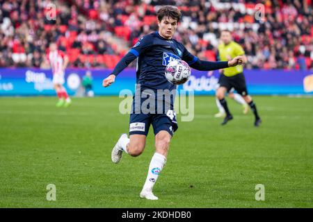 Aalborg, Dänemark. 06.. November 2022. Alexander Busch (40) von Silkeborg, DER WÄHREND des Superliga-Spiels 3F zwischen Aalborg Boldklub und Silkeborg IM Aalborg Portland Park in Aalborg gesehen wurde. (Foto: Gonzales Photo/Alamy Live News Stockfoto