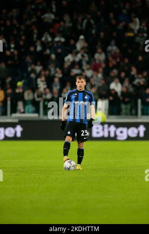 Turin, Italien. 06.. November 2022. Nicolo Barrela von FC Inter während der italienischen Serie A, Fußballspiel zwischen Juventus FC und Inter FC, am 06. November 2022, im Allianz Stadium, Turin, Italien Foto Nderim Kaceli Kredit: Independent Photo Agency/Alamy Live News Stockfoto