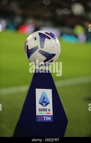 Während der italienischen Serie A, Fußballspiel zwischen Juventus FC und Inter FC, am 06. November 2022, im Allianz Stadium, Turin, Italien Foto Nderim Kaceli Stockfoto