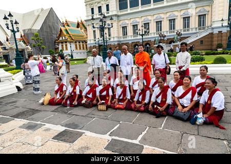 bangkok Capital de tailandia el gran palacio 08-11-2022 Stockfoto