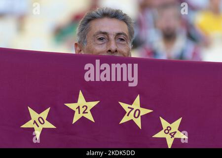 Rio, Brasilien - 02. november 2022 - Fans im Spiel zwischen Fluminense und Sao paulo durch 36. Runde der brasilianischen Meisterschaft, Eine Serie im Maracana Stadium Stockfoto