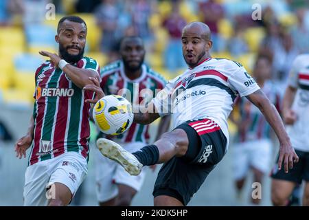 Rio, Brasilien - 02. november 2022 - Patrick Spieler im Spiel zwischen Fluminense und Sao paulo durch 36. Runde der brasilianischen Meisterschaft, Eine Serie in Maracana Stockfoto