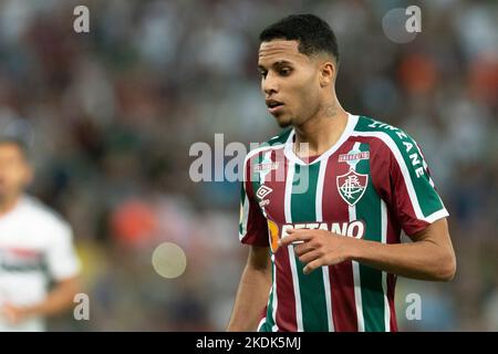 Rio, Brasilien - 02. november 2022 - Alexsander-Spieler im Spiel zwischen Fluminense und Sao paulo durch 36. Runde der brasilianischen Meisterschaft, Eine Serie in Marac Stockfoto